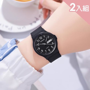 CS22 小清新中小學生日期學習手錶-超值2入組(兒童手錶/指針式石英手錶)