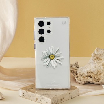 LINGSKETCHBOOK雛菊防摔透明SAMSUNG手機殼