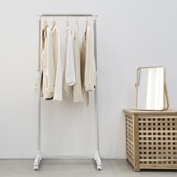 Bandi&home 鐵製移動式實用吊衣架 500  580 x 430 x 1500mm  白色