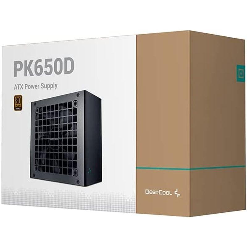 DEEPCOOL 80 PLUS BRONZE 規格 650W ATX 電源 PK650D R-PK650D-FA0B-JP