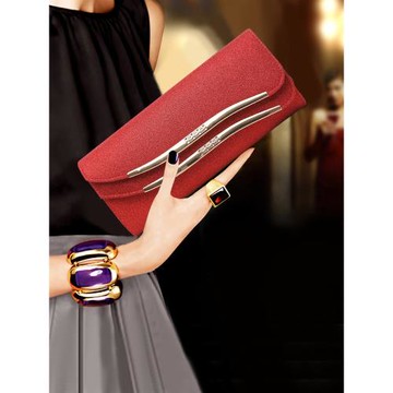 時尚潮流女士晚宴手拿包2025春季新款禮服宴會手抓包名媛紅毯手包