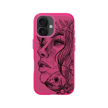 iPhone 16 Clear 粉漾桃 - MYMY REVERZ TATTOO - MOOREA