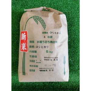 令和5年収穫　栃木県佐野市産コシヒカリ 5kg