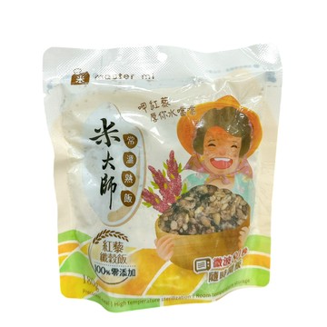 〔即期特賣〕米大師 常溫熟飯 紅藜纖穀飯 180g  常溫熟飯 紅藜纖穀飯