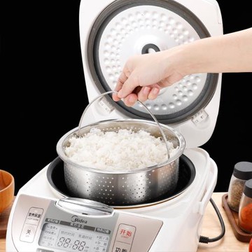 蒸飯神器蒸米飯脫糖隔水蒸架蒸鍋蒸格架不銹鋼蒸屜家用蒸飯鍋蒸籠