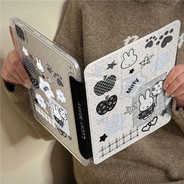 【瑞星數碼】蘋果米菲適用蘋果iPadPro平板殼Y折Air7保護套iPad11帶筆槽mini7