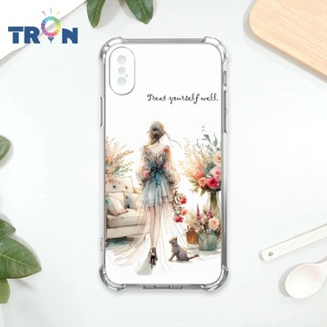 TRON IPhone X/XS 優雅的女人 四角防摔 軟殼 手機殼