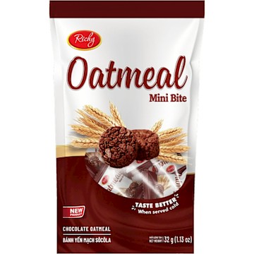 瑞奇 迷你一口燕麥酥-巧克力風味32G