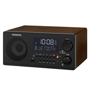 山進SANGEAN WR-22胡桃色藍芽/USB數位收音機.數位音響 FM/AM/藍牙