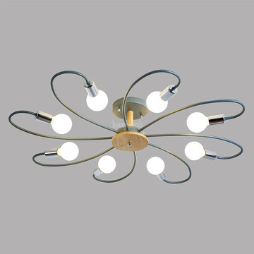 北歐風半吸頂八燈(BL51032)