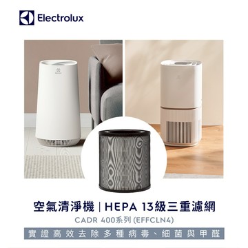原廠Electrolux伊萊克斯極適家居EFFCLN4 500/Flow A4系列 UV空氣清淨機專用濾網HEPA13級