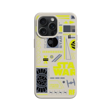 iPhone 15 Pro Max SolidX 貝殼灰 - 迪士尼-星際大戰 Star Wars - 死星-潮流系列