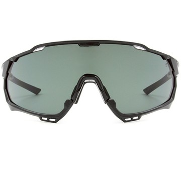 SUPER SPORT | 拼接雙色護眼框太陽眼鏡 | 百搭黑x灰