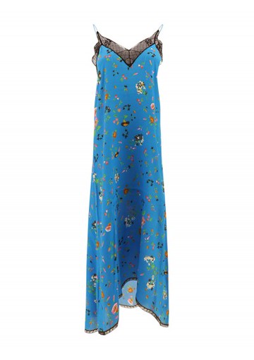 Zadig & voltaire - Risty Crepe Uma Dress - Womens - Blue