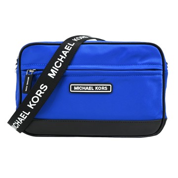 MICHAEL KORS SPORT尼龍拼接斜背方包-中/藍 _廠商直送