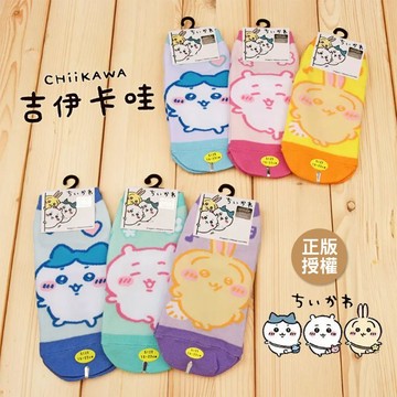 吉伊卡哇 精梳棉襪子 童襪 直板襪 CW01 CW07日本正版授權 兒童襪子【DK大王】