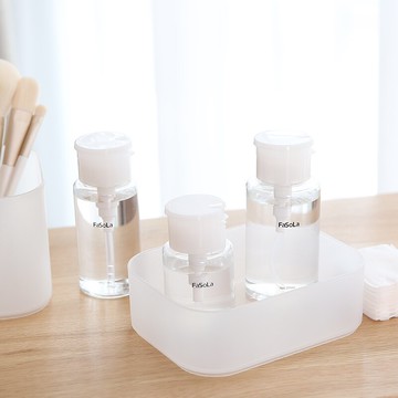 大容量旅游旅行真空按壓式分裝空瓶100ml爽膚水卸妝水200收納壓取