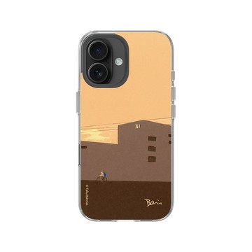iPhone 16 Clear Case（相機按鈕） 透明 - Taku Bannai 坂内拓 - Way back｜晚霞的歸途