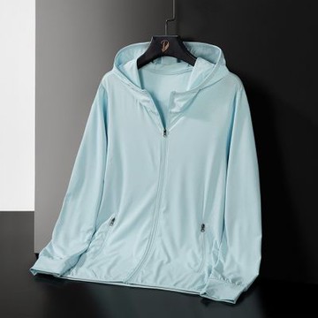 [米蘭精品] 現貨+預購 男涼感上衣防曬衣防曬外套連帽夏季防紫外線冰絲透氣-男涼感外套6色74lg18