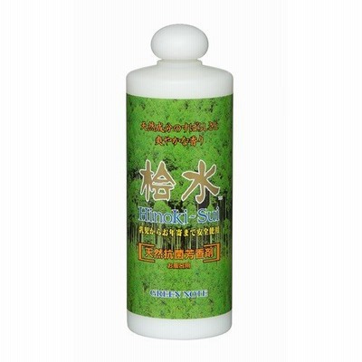 グリーンノート　桧水　500ml
