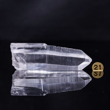 古文明智慧 |哥倫比亞水晶柱 列木尼亞 白水晶 原礦 水晶柱 3CS12-21