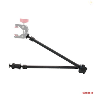 20 英寸可調節關節摩擦臂鋁合金 2KG 有效載荷帶冷靴通用 1/4 螺絲,用於閃光燈現場監視器手機支架 T T1V