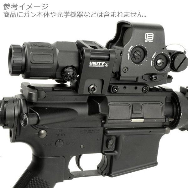 ZZ UNITYタイプ FTC G33 マグニファイア マウント デザートカラー