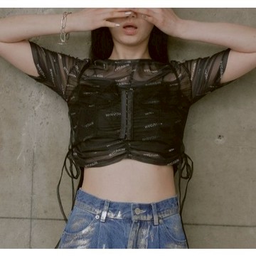 （多款 選3件1212元） 日本Ray Cassin 透膚 抽褶 LOGO 印花T  ¥4,400