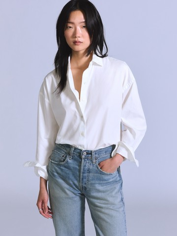 BLUETAB™  經典長袖襯衫 / 白 人氣新品