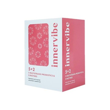 innervibe 雙酵順暢無憂益生菌膠囊(60粒x2盒)(鳳梨酵素.奇異果酵素)