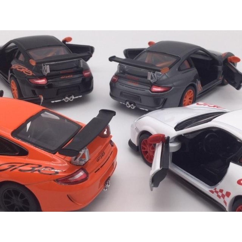 1台売り　ブラック　1/36 ポルシェ 911 GT3 RS 車 ミニカー キンスマート プルバック プレゼント 車 ダイキャスト Porsche