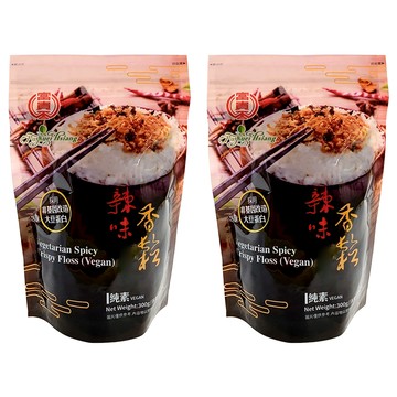富貴香 辣味香鬆，純素，非基改大豆蛋白製成，300g  2包