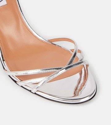 Aquazzura Polanco 75 leather sandals