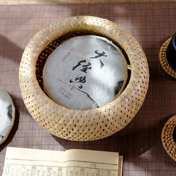 越南進口竹編創意家用竹編水果盤西點盤面包薯條盤早餐圓形展盤