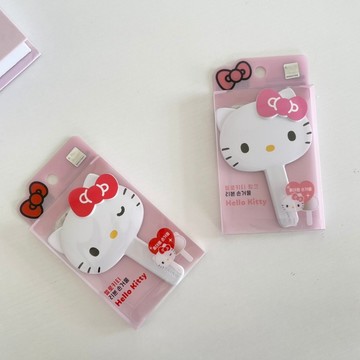 🇰🇷 韓國KKOBA 現貨 三麗鷗 SANRIO Kitty 造型手拿鏡 隨身鏡 鏡子 化妝鏡 韓國文創