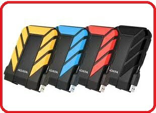 【2020.5 超越IP68等級的優異防水】ADATA 威剛 HD710Pro 1TB USB3.1 2.5吋軍規防水防震行動硬碟 紅 黃 藍 黑 四色款