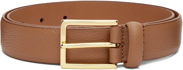 Anderson's 黄褐色 Soft Grained Calf Leather 腰带