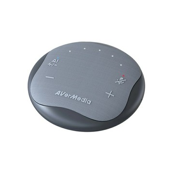 【享最高折300】圓剛 AS315 智慧抗噪通話會議揚聲器(石墨黑)