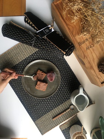 餐墊，黑，白色，鍋墊，冷熱盤，可水洗，餐桌墊