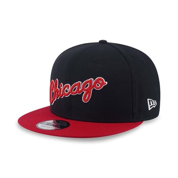 NEW ERA 男女 9FIFTY NBA HARDWOOD CLASSICS 芝加哥公牛 黑/紅 NE15169284