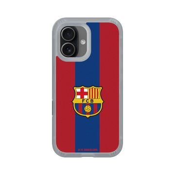 iPhone 17 AirX 流變灰 - FC Barcelona - Logo - Two Tone Background