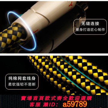 【台灣公司 可打統編】雙蓮花頭音頻線二對二2rca信號線發燒CD功放接音箱音響連接線