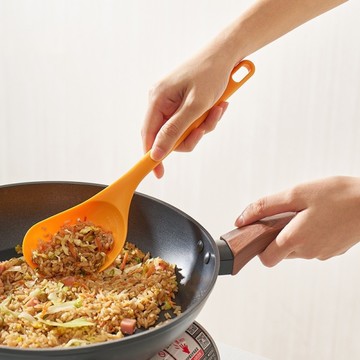 KM長柄計量勺 炒飯匙 計量湯勺 量匙 湯匙拌炒匙 長柄飯勺子 飯匙 刻度匙 刻度勺 鍋鏟 拌匙