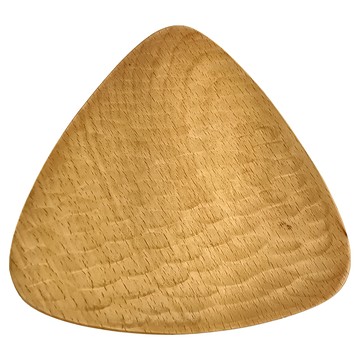 Homely Zakka 木趣食光木質小碟 三角形 長14cm 寬14cm  1個