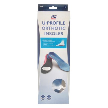 LP SUPPORT 鞋墊系列 U型矯正鞋墊 透氣POLIYOU 可塑記憶海綿  L  1雙