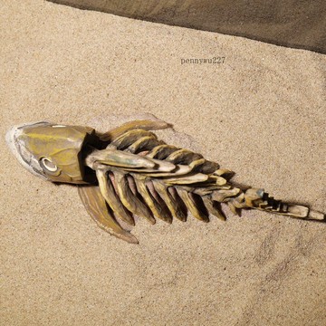 【五金 熱銷】魚缸仿真恐龍骨架骷顱頭骨魚骨躲避洞假山造景水族箱躲避屋裝飾 優選