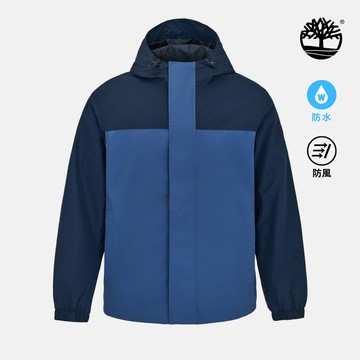Timberland 男款藍色防水外套|A44XJACI