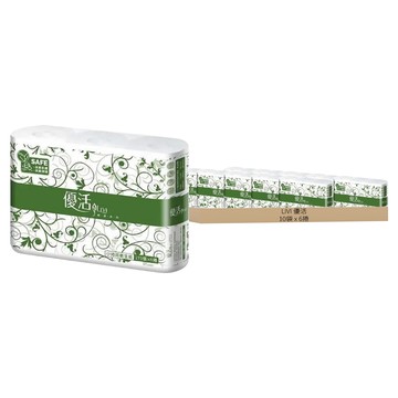 LIVI 優活小捲筒衛生紙 230張  6捲  10袋
