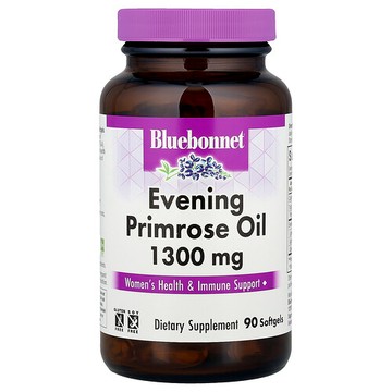 Bluebonnet Nutrition, 月見草精油, 1,300 mg, 90軟膠囊