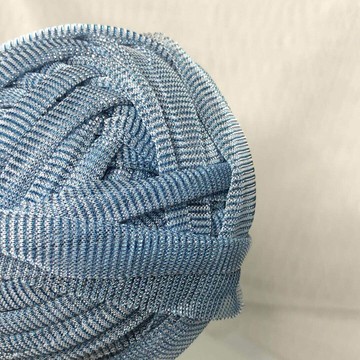 小紅書手工編織布條線爆閃紗金屬空心紗織帶幻彩紗毛線團直供6